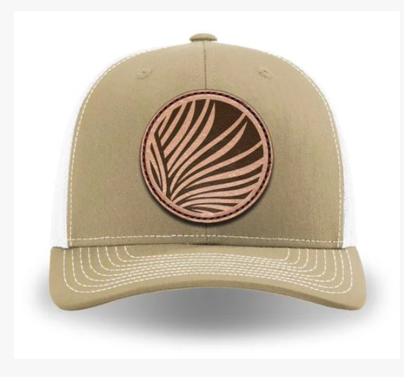 Khaki/White Baseball Cap
