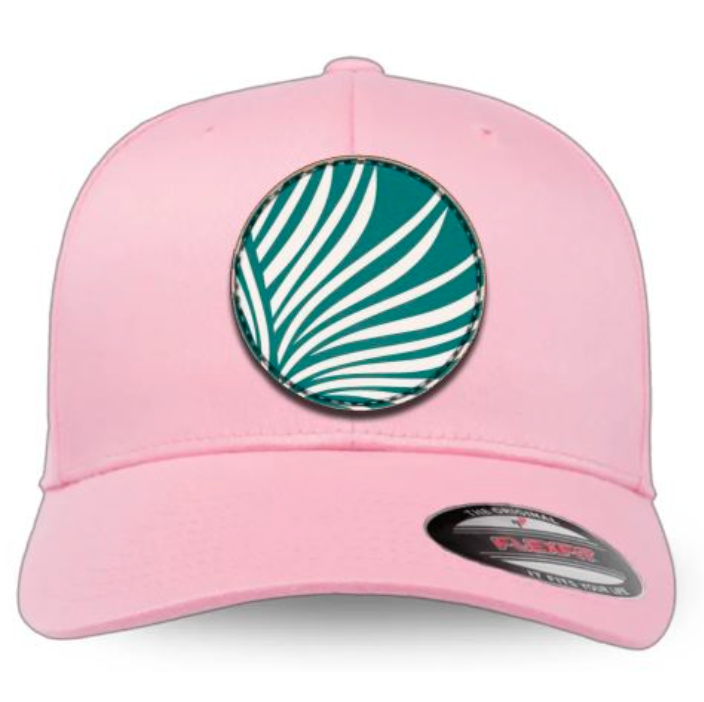 Pink FlexFit Logo Cap