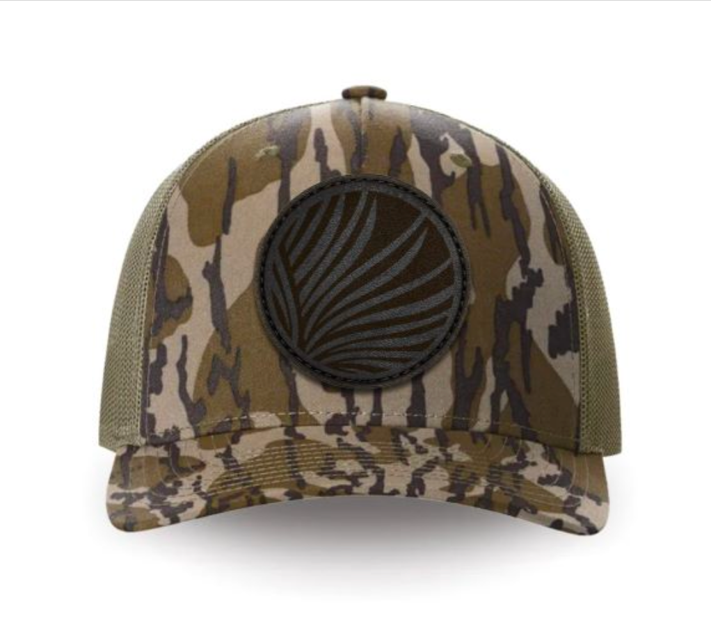 Mossy Oak Leather Patch Hat