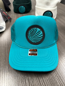 Dark teal hat