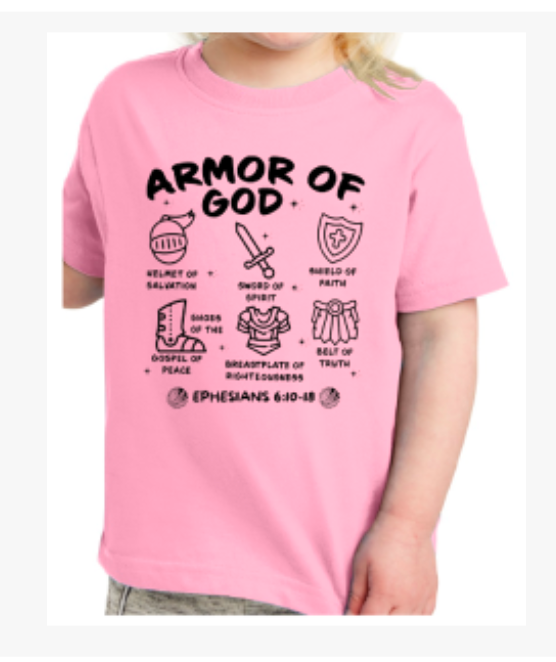 Toddler Armor Of God T-shirt