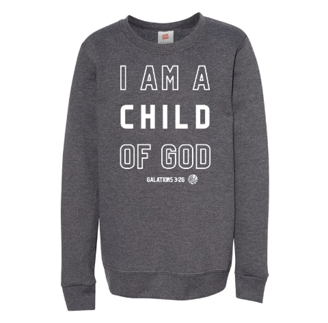Child of God Youth Crewneck